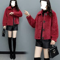Demi-season jacket, velvet coat