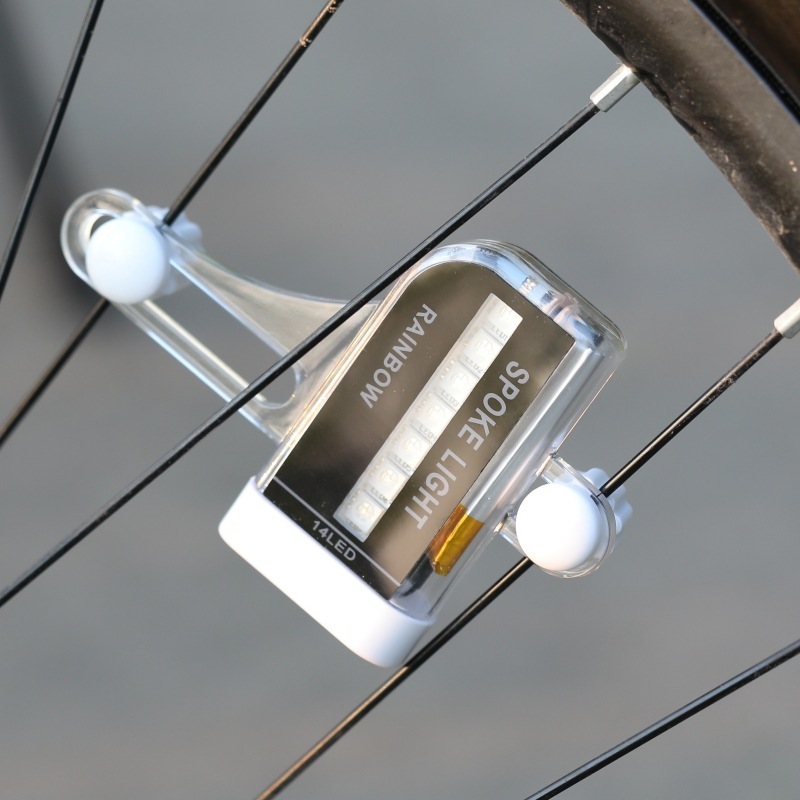 leadbike factory direct supply 14LED bicycle charging spoke light wheel light Hot Wheel 30 Figure change A02