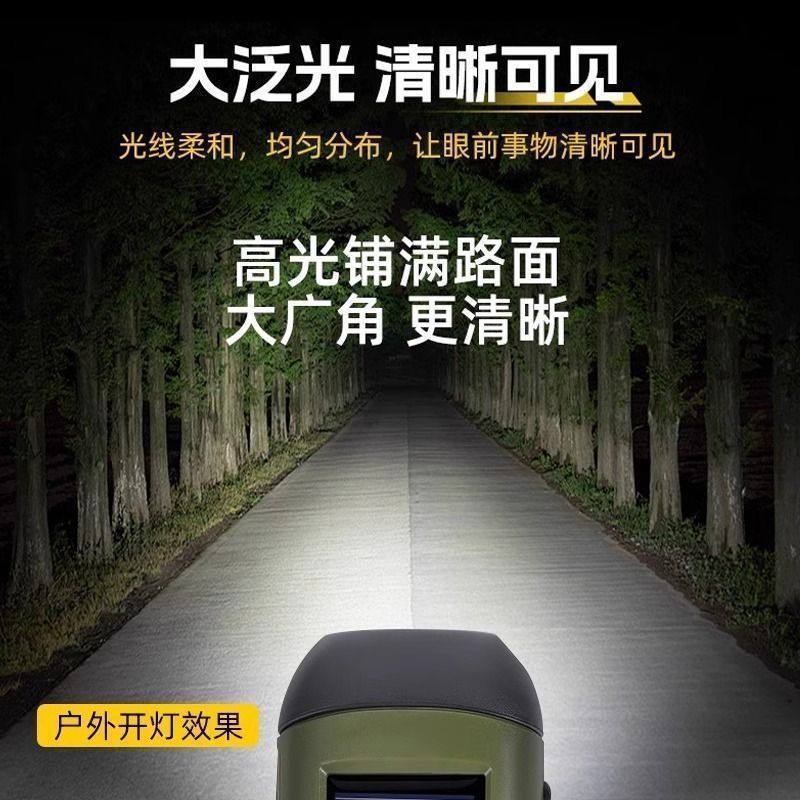 战备应急多功能太阳能手摇发电手电筒强光可充电户外防灾应急照明