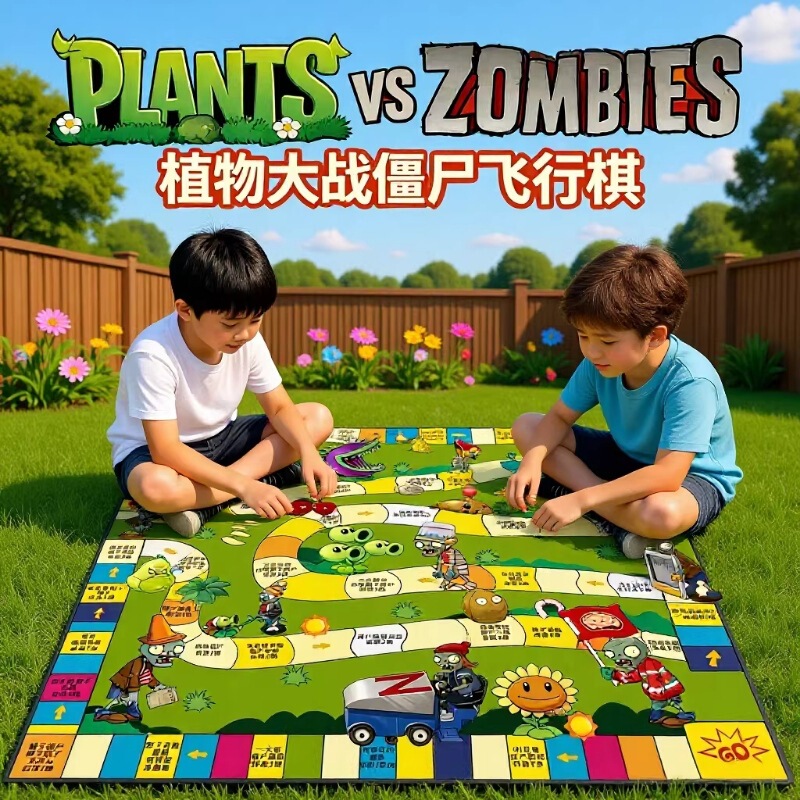 Monopoly, Flying Chess, Plants Vs. Zombies, Chess Games for Children Aged 3-12, Mother's Day DIY Gift