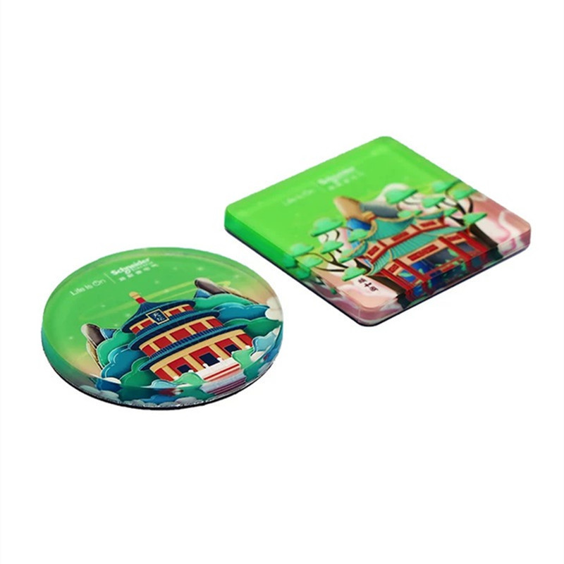 Manufacturer Customized Acrylic Refrigerator Magnets, Resin Soft Magnetic Modern Personalized Text Magnetic Stickers, Magnetic Stickers Customized
