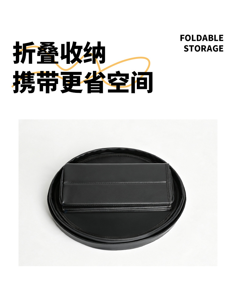 Foldable Car Portable Mobile Toilet Self-driving Travel Adult Toilet Outdoor Leather Toilet Outdoor Toilet