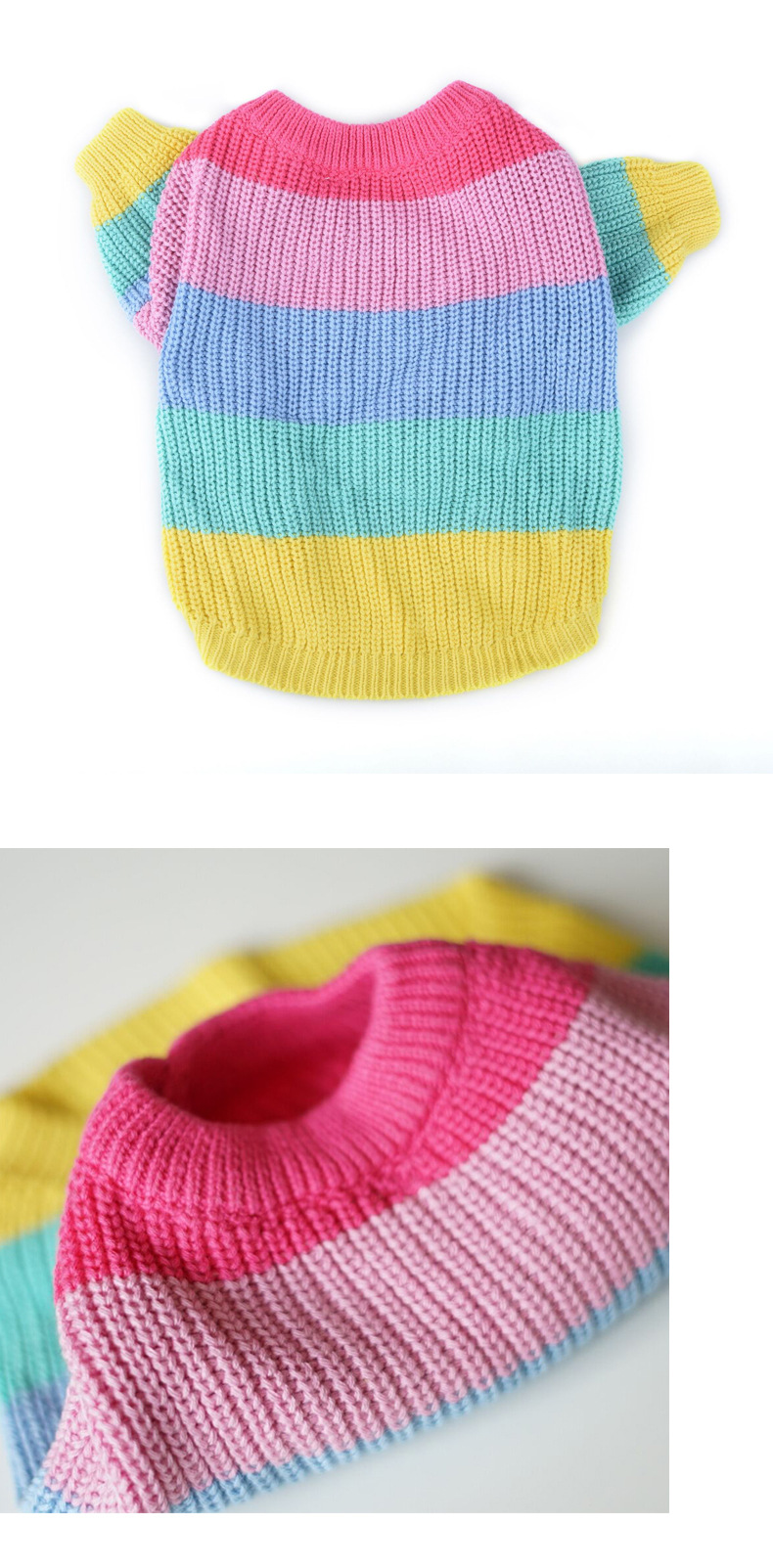 Rainbow Dog Sweater - Image 6