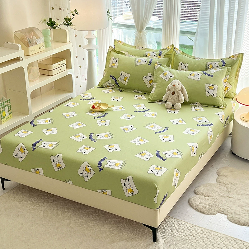 Cotton sheet, fresh bedspread, non-slip mattress, protective case