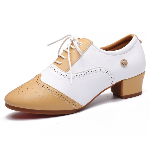 Dance shoes for female teachers, Latin dance shoes, ballroom dance shoes, square dance shoes, soft soled, perforated dance shoes