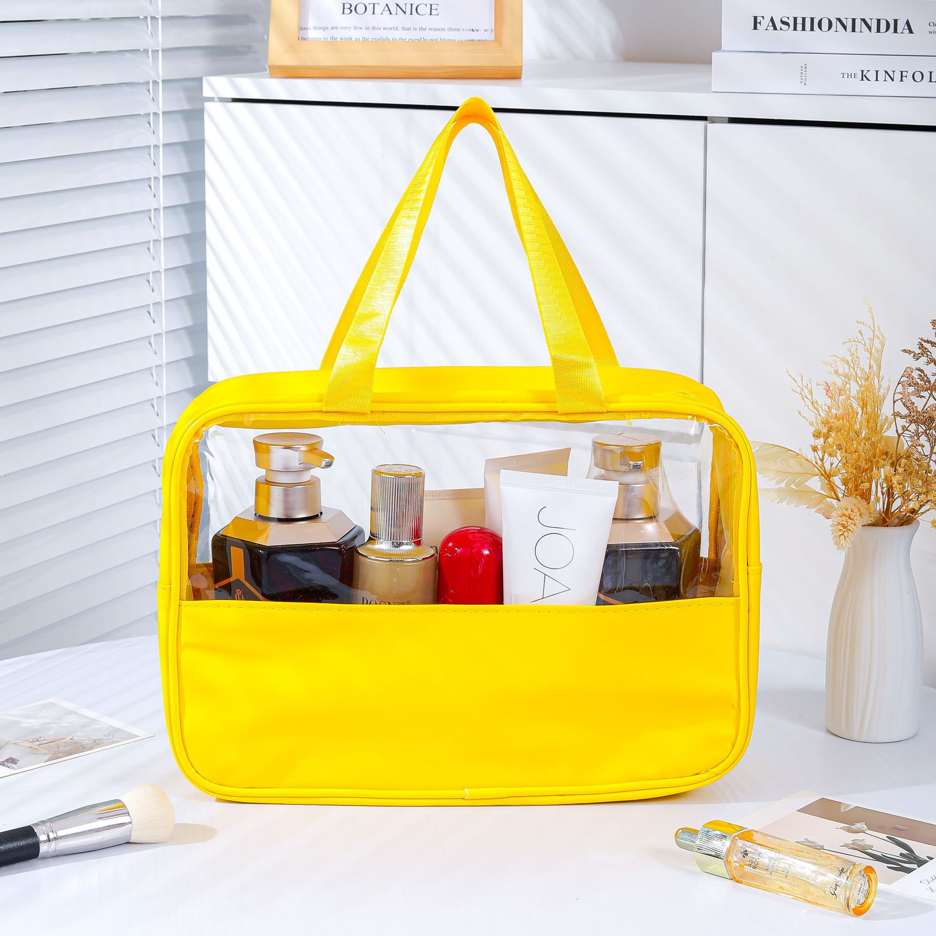 Bolsa de baño portátil de alta calidad, baño portátil, natación, playa, viaje, bolsa de almacenamiento de artículos de higiene y maquillaje de gran capacidad