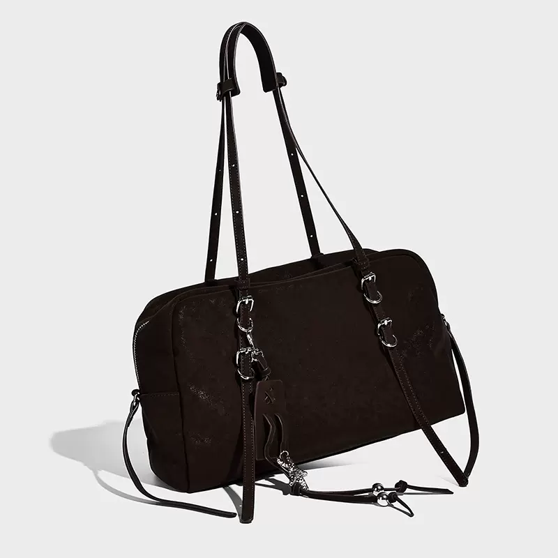 小众设计复古磨砂枕头包时尚腋下包2025新款高级感单肩包跨境女包