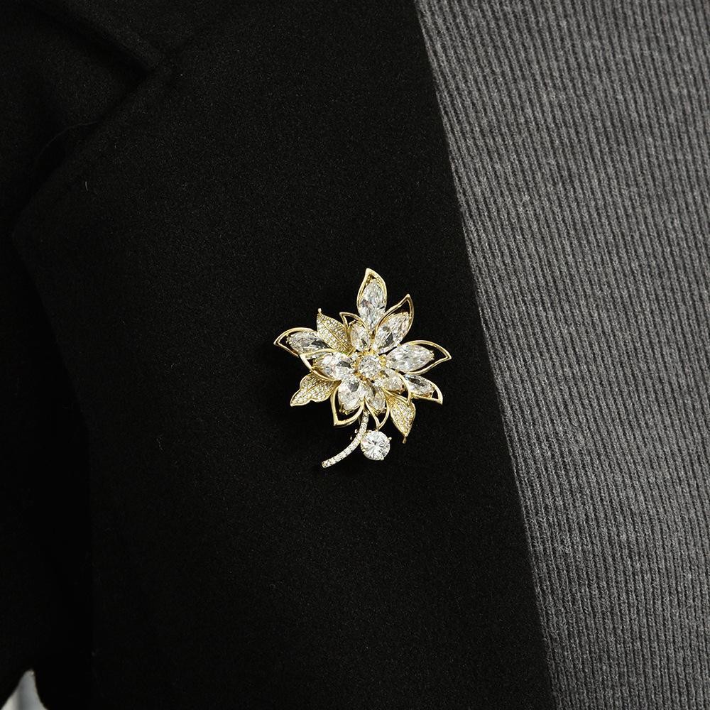 Oversized emalj blomma statement armband för kvinnor boho stil_voghion.com