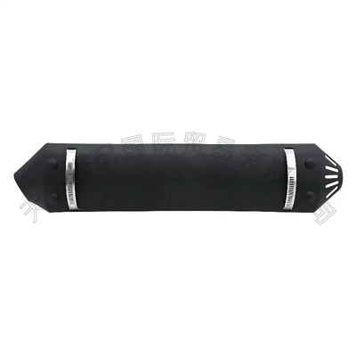 20-24 Model Off-Road Motorcycle Universal Exhaust Pipe Protection and Heat Insulation Device Suitable for Ktm Exc Te Xc (Motorcycle Safety Supplies) - black