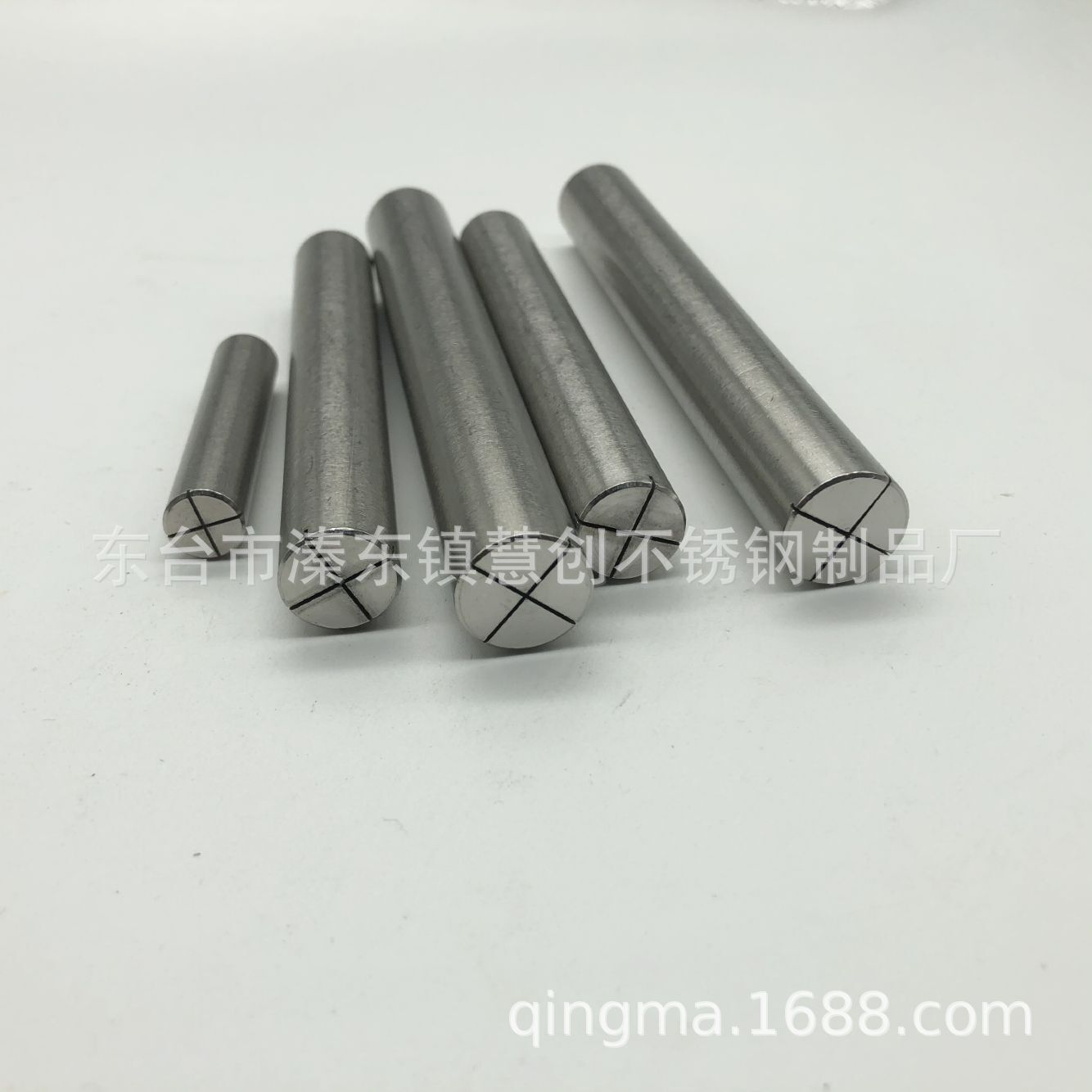 不锈钢定位桩 铁路施工钢轨位移观测尺 钢轨位移观测桩 测量标志