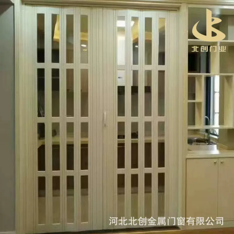 厂家批发PVC客厅折叠门卫生间厨房阳台折叠门