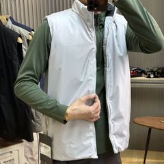 2025新款都市户外秋季男士户外飞禽拒水棉填充立领加棉保暖马甲
