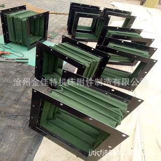 风机软连接防火耐温风管帆布通风管阻燃硅胶布通风管道排烟软连接