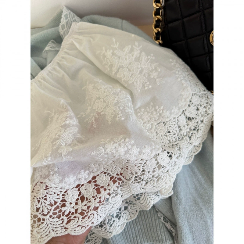 Хлопок анти-светлой свитер в коротких юбках