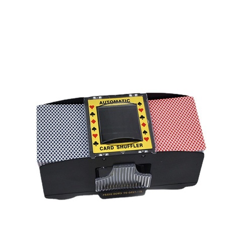 Direct factory supply table game automatic shuffler outdoor playing card shuffler home plastic silent shuffler