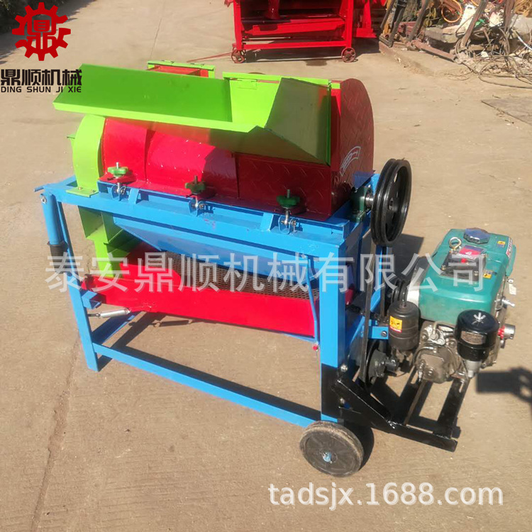家用带皮玉米脱粒机 可配汽柴油机 脱粒黄豆油菜高粱谷子小麦机器