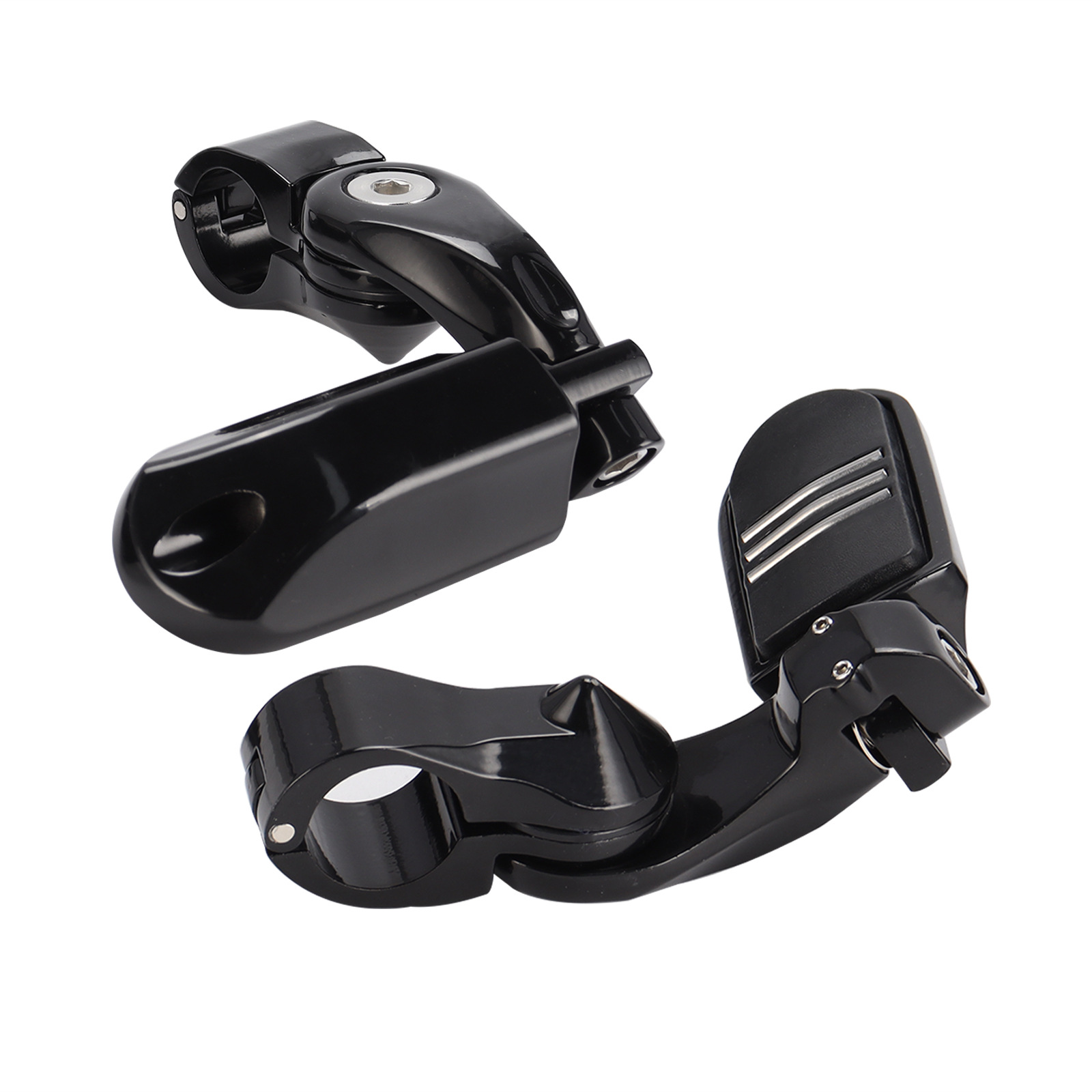 Universal Motorcycle and Electric Vehicle Footrests, Bumper Guard Bars, Rest Footrests, Short Brackets, Harley Indian Accessories