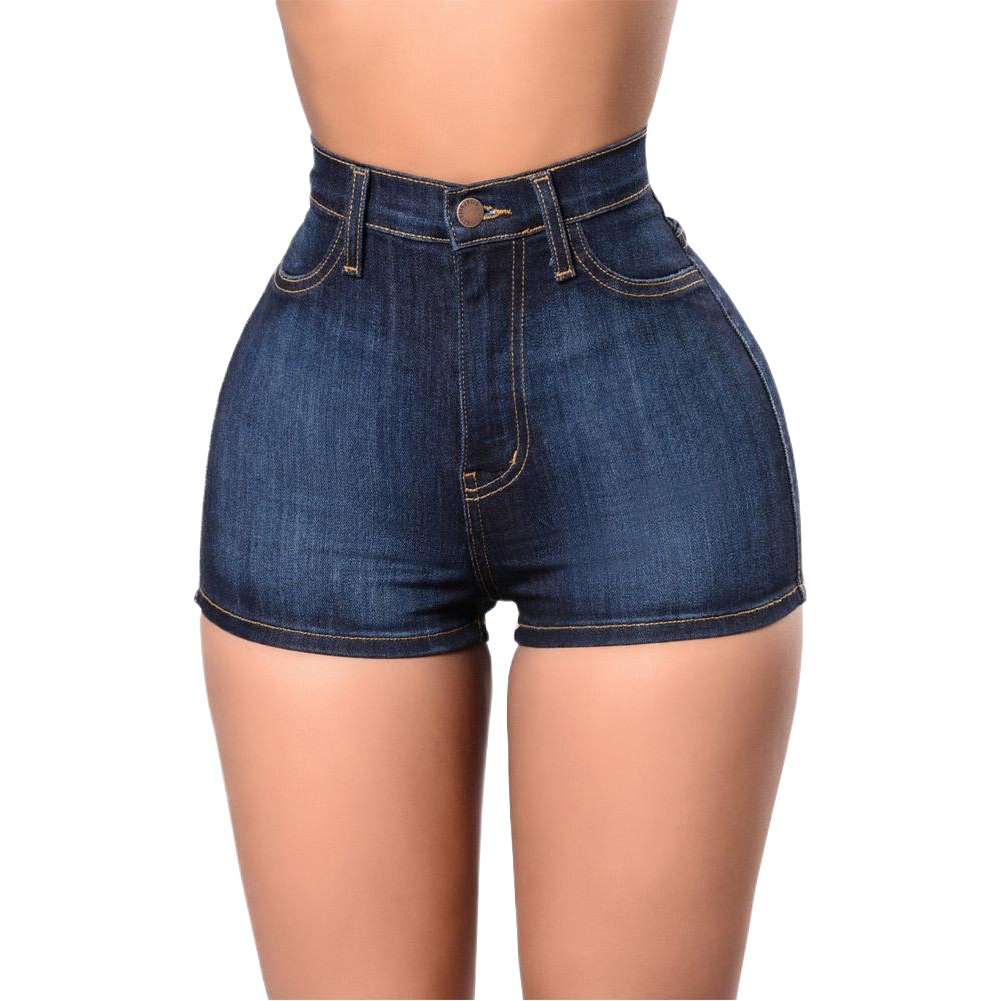 Shorts de Mezclilla Azules para Mujer, Verano 2025, Estilo Europeo y Americano, Disponibles en Amazon, Wish, AliExpress y eBay, Venta al Por Mayor image 1