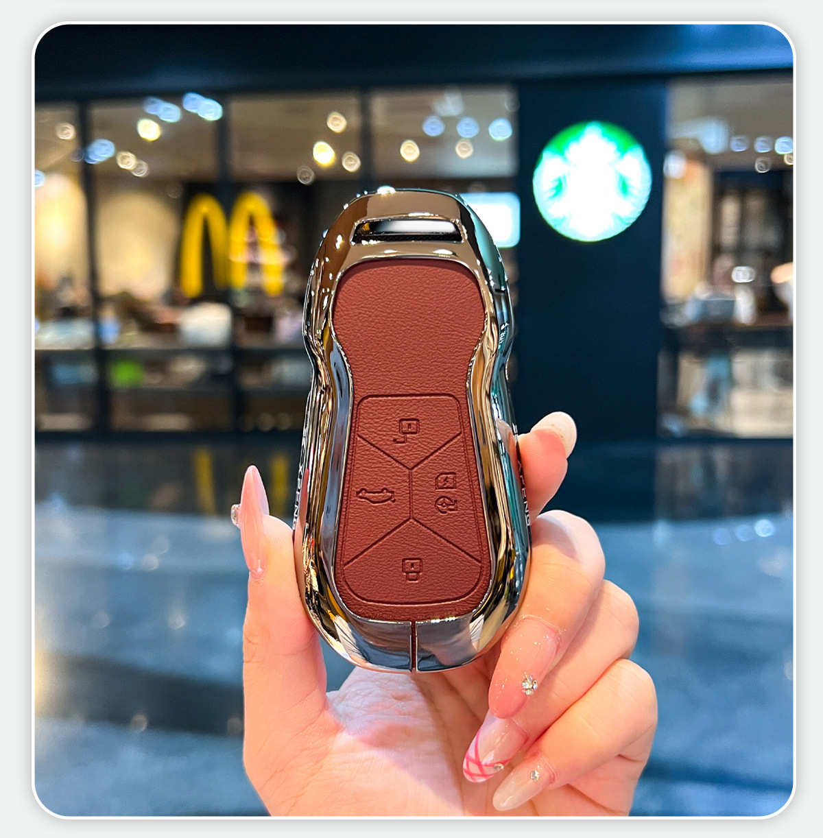 Xpeng P7+ Key Cover Xpeng 25 Models Mona M03 New P7/G6/G7 Shell G9/P5/G3I Car Buckle