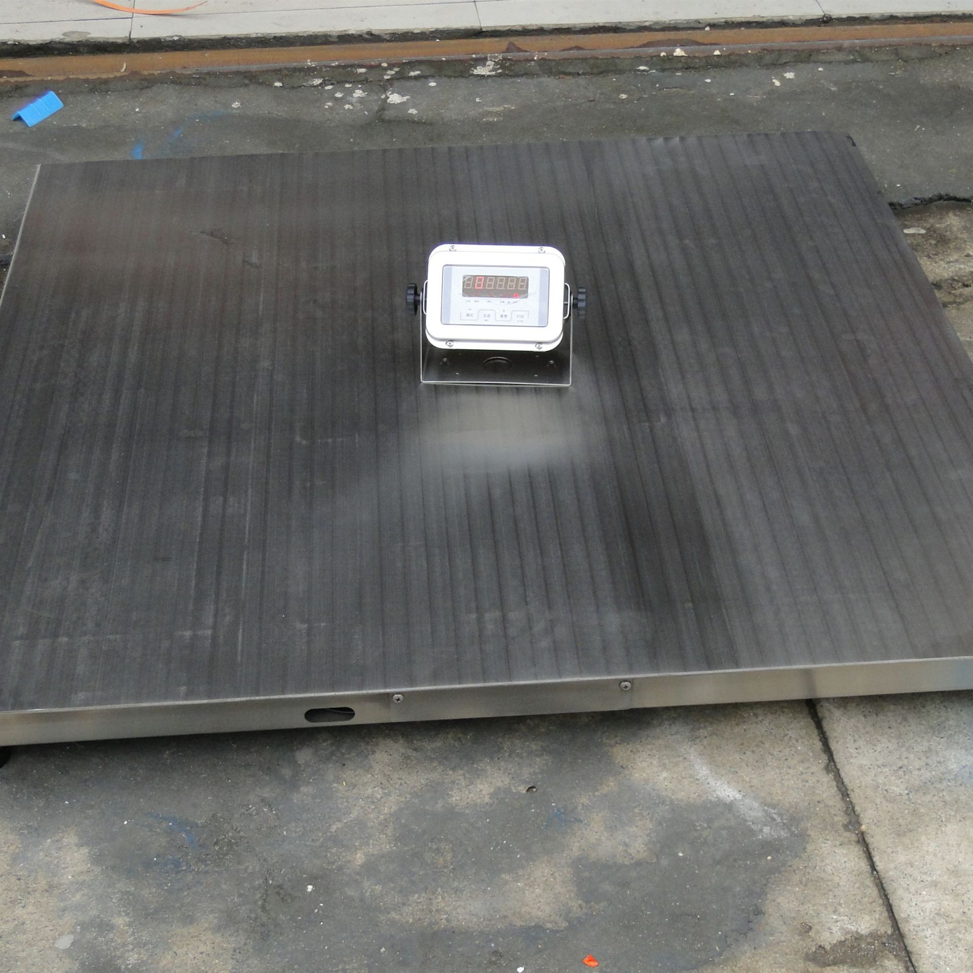 渭南3吨防爆小地磅 1.2*1.2米双层不锈钢防爆磅秤 3t防爆电子地秤