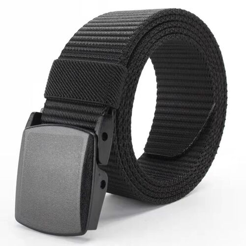 Belt cloth belt men's plus size student youth trousers braided nylon canvas non-iron non-magnetic security belt