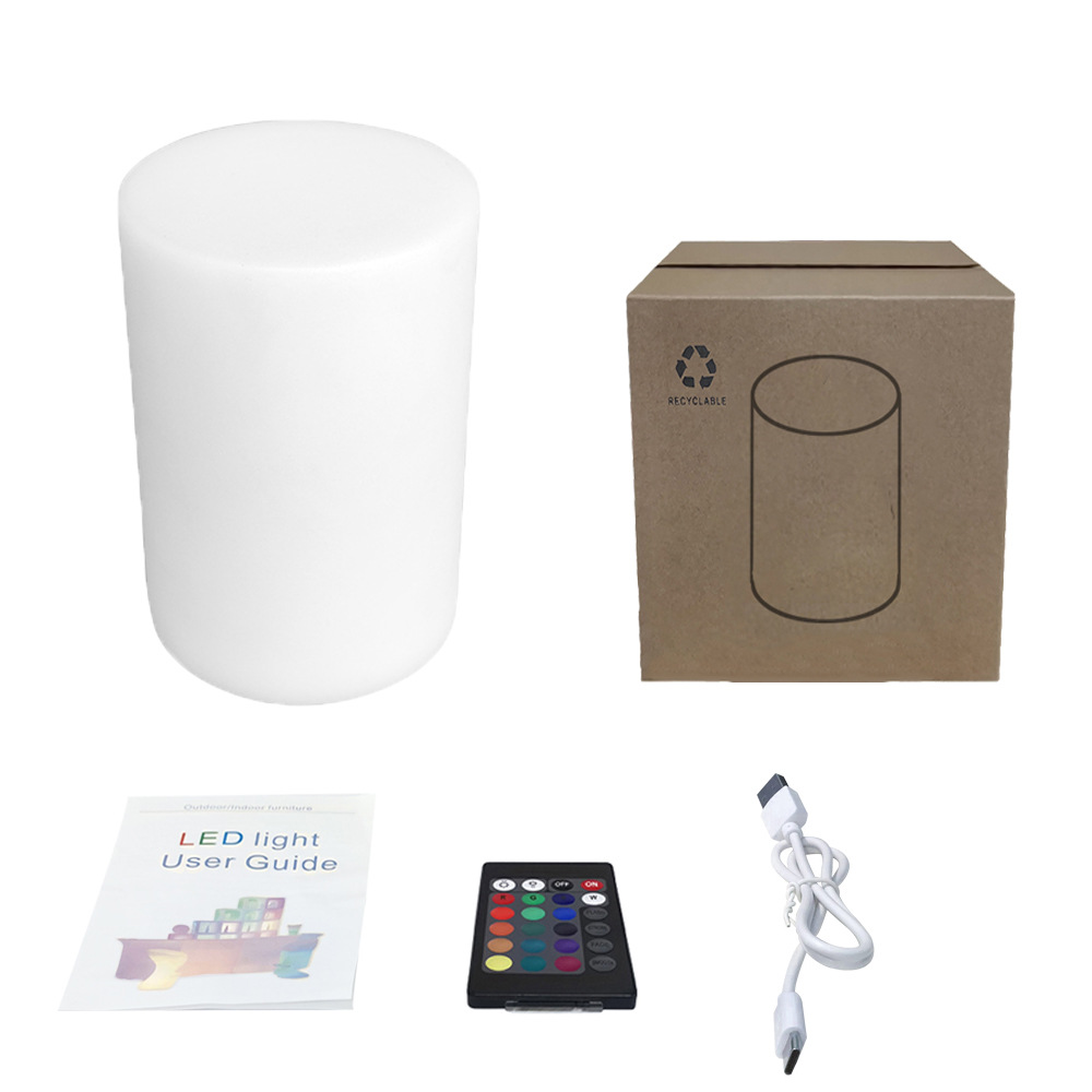 Luz de escritorio LED transfronteriza hombre lobo matando luz de atmósfera KTV luz de mesa de bar luz de escritorio portátil pequeña lámpara de escritorio cilíndrica