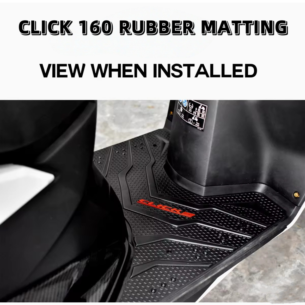 Suitable for Honda Click160 Scooter Modification Accessories Anti-Slip Foot Pads Multi-Color Cross-Border Factory Wholesale