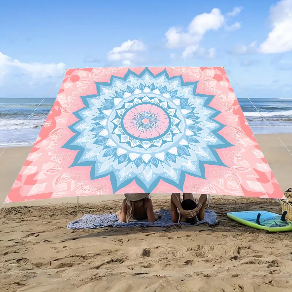 Cross-border camping sunshade tent - camping tarpaulin picnic ground cover. Portable outdoor camping tent