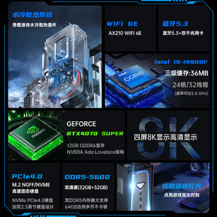 ˮ�䪚�@���C14��i9-14900KF��Xminipc̨ʽ�C�@��ɢ���Α���X