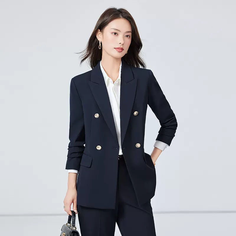 小西装外套女春秋公考面试西服套装职业正装工作服一件代发批发