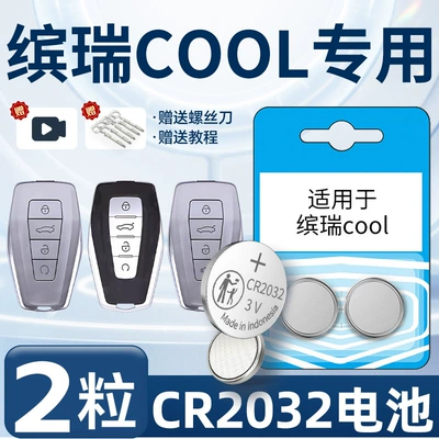 Suitable for 21 Geely Plantronics Car Keys - binrui-cool-special-cr2032-two-pieces-screwdriver