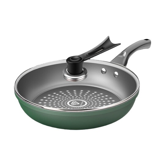 Wholesale Odeshi crystal diamond upgrade non-stick pan frying pan pan with less smoke gas stove induction cooker universal pan