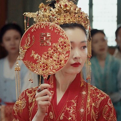小红书中式扇子新娘遮面手捧花古风结婚秀禾团扇婚礼出嫁喜扇成聚|undefined