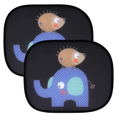 Cling Pvc Sticker for Car – Sun shade - 4436-hedgehog