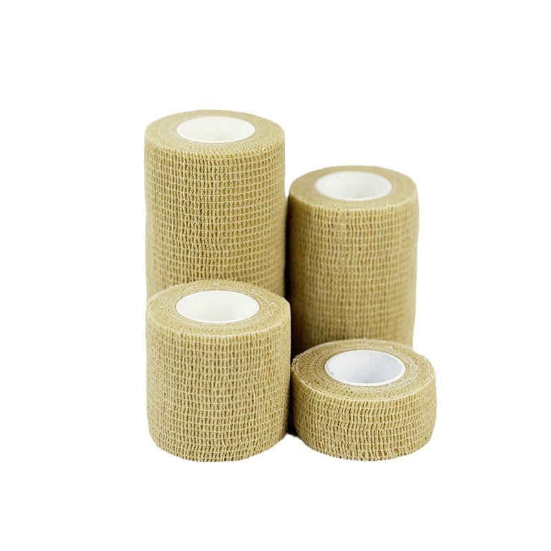 Fábrica directa venda vendaje elástico autoadhesivo, banda elástica de muñeca deportiva, banda elástica de tobillo, banda elástica de tela no tejida para perros y gatos al por mayor