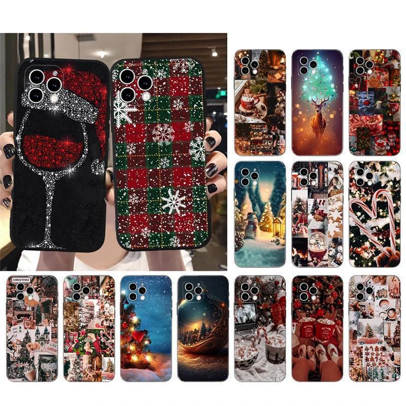 Suitable for Apple iPhone 17 Phone Case Merry Christmas 3 Soft Shell Protective Cover iPhone 15 14 Plus