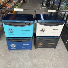 连球Q32碳纹盖钓箱32周年纪念款蜂窝纹29L全套超轻钓鱼箱