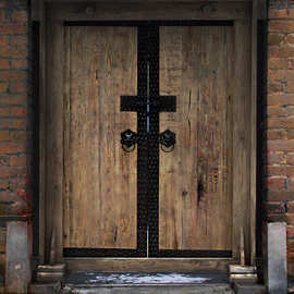 古典中式老榆木 仿古大门 庭院门 别墅大门 老门板复古实木进户门