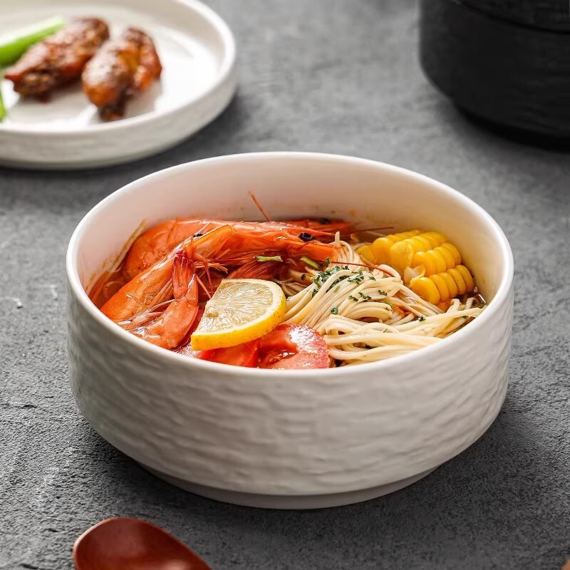 Casual Rock Pattern Noodle Bowl, Household Plastic Pp Rice Bowl, High-End Soup Bowl, Restaurant-Specific Rice Bowl, Easy to Clean Casual Rock Pattern Noodle Bowl, Household Plastic Pp Rice Bowl, High-End Soup Bowl, Restaurant-Specific Rice Bowl, Easy to Clean
