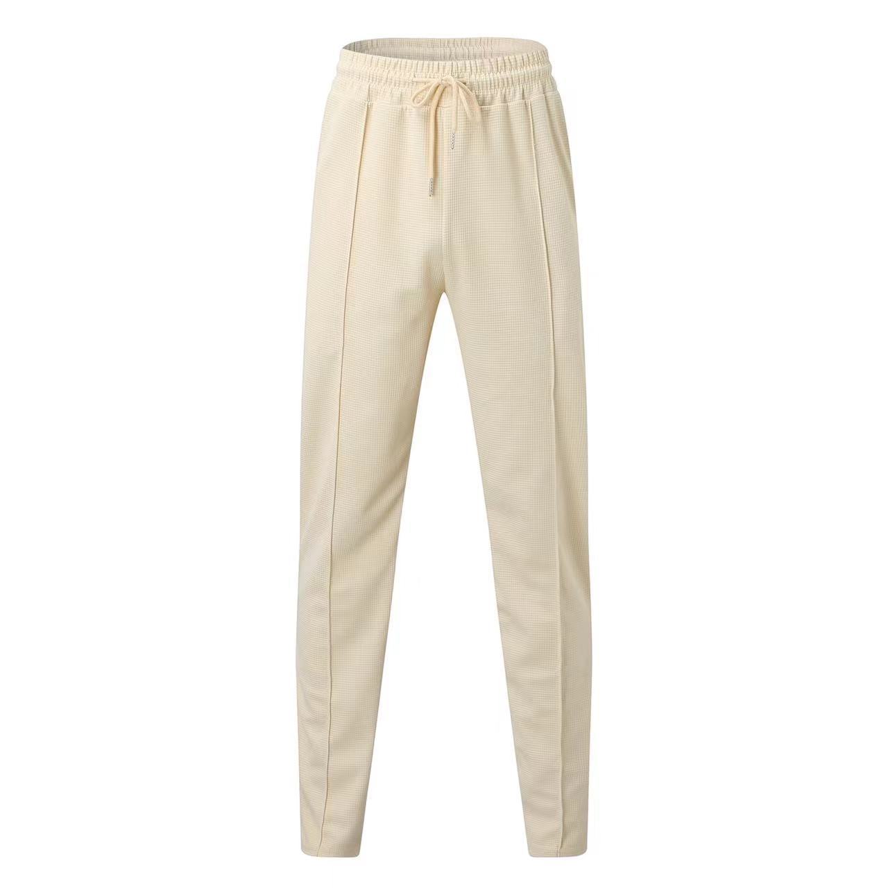 Men's Half-zip Activewear Set Long Sleeve Top And Pants For Gym_voghion.com