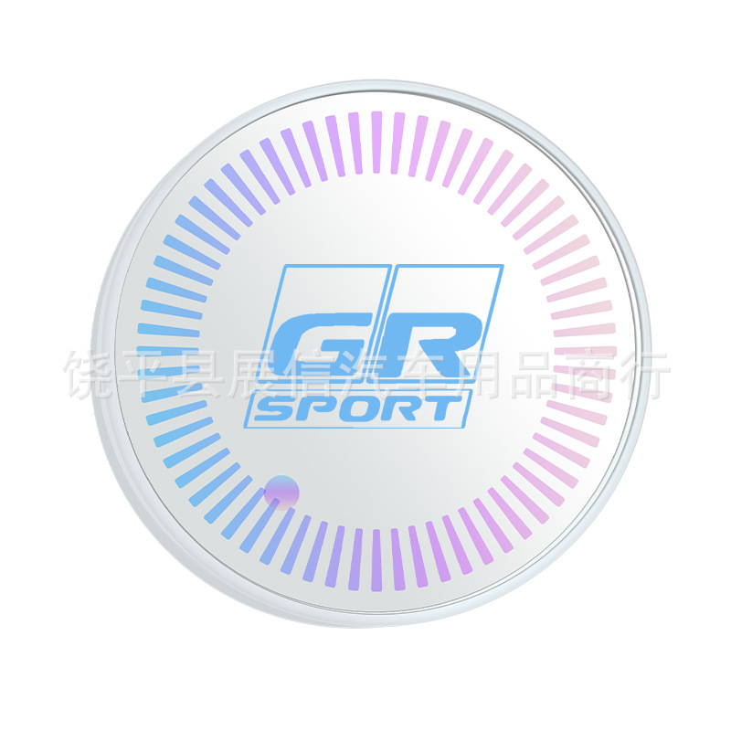 Adecuado para Toyota GR C-HR RAV4 Prius Camry coche luminoso taza de agua estera LED faro colorido