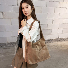 磨砂复古包包女大容量2025新款秋冬单肩子母包质感上班通勤托特包