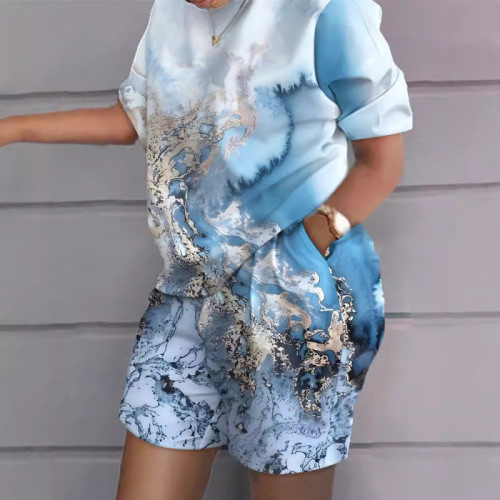 Periphery 3D Digital Color Printing Women's Set Sports Clothes
