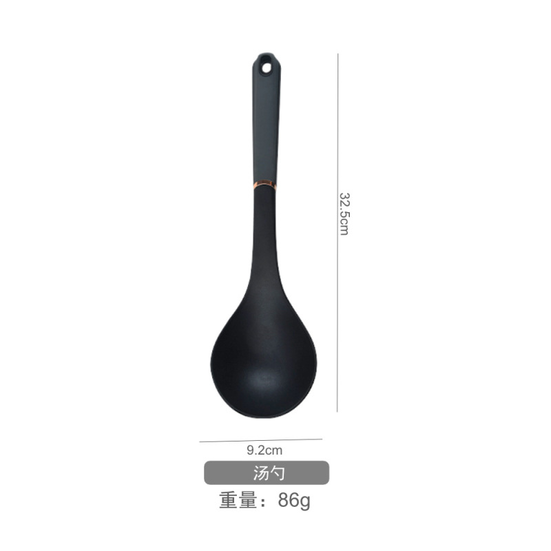 ナイロン台所用品8点セット収納付きスタンドセット家庭用キッチン調理シャベルスプーンスプーンフライセット|undefined