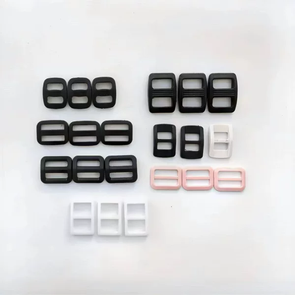 Manufacturer ribbon adjustable buckle rope two-gear buckle small Japanese buckle ribbon clothing accessories supply