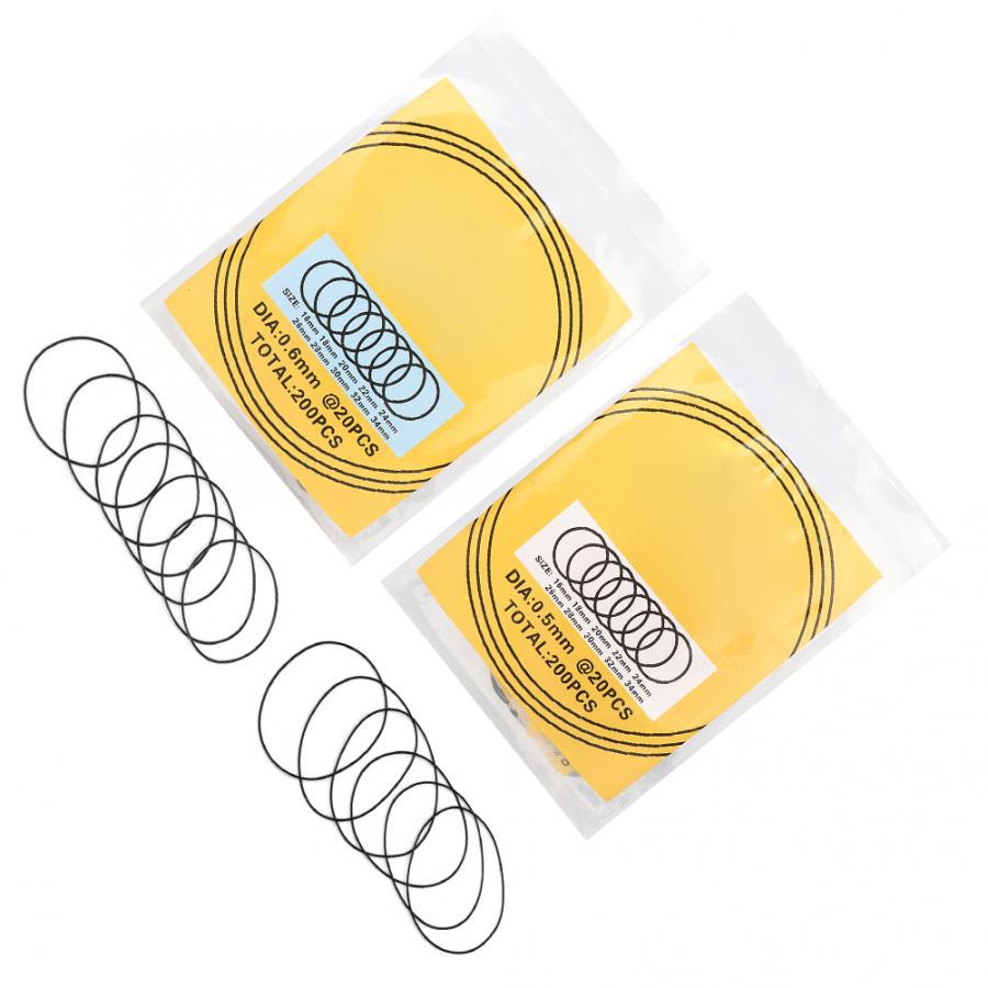 手表配件 手表防水圈 0.6MM手表密封圈 表后盖防水圈 0.5MM防水圈