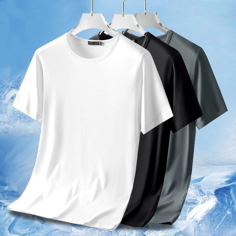 Летняя новая молодежная модная футболка с короткими рукавами