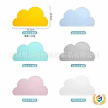 ✅亚马逊硅胶儿童云朵餐垫 宠物餐垫 云朵硅胶隔热垫 北欧圣诞餐