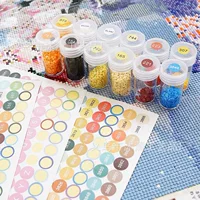 Diamond transparent storage box, big bottle, accessory, new collection, DIY