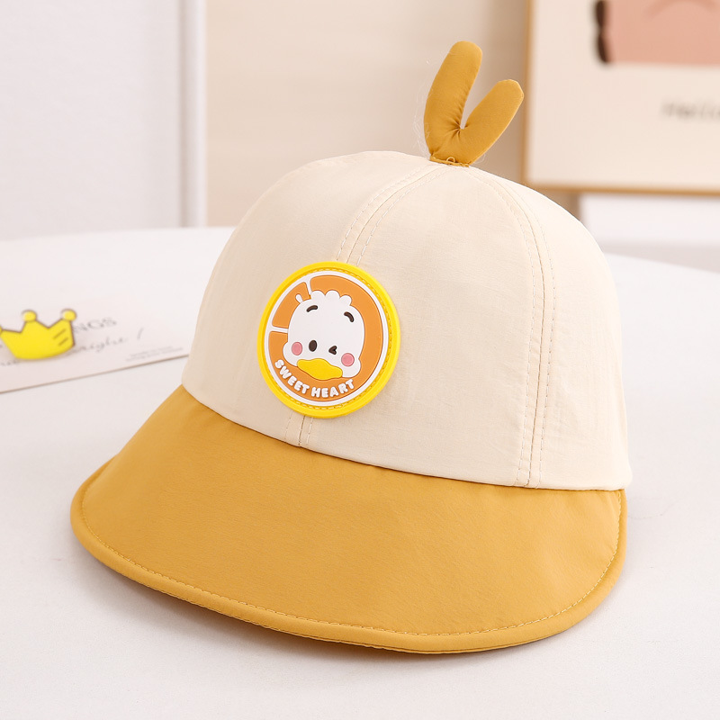 Sombrero de bebé primavera y otoño lindo sombrero de pescador de dibujos animados primavera delgada bebé super lindo sombrero de sombrero de sombrero de sombrero de sombrero